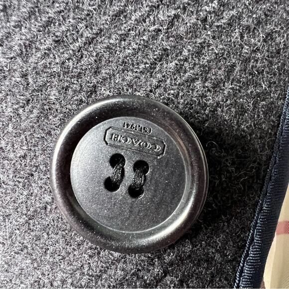 COACH 1941 Grey PeaCoat Wool Blend Size Medium - Picture 11 of 14